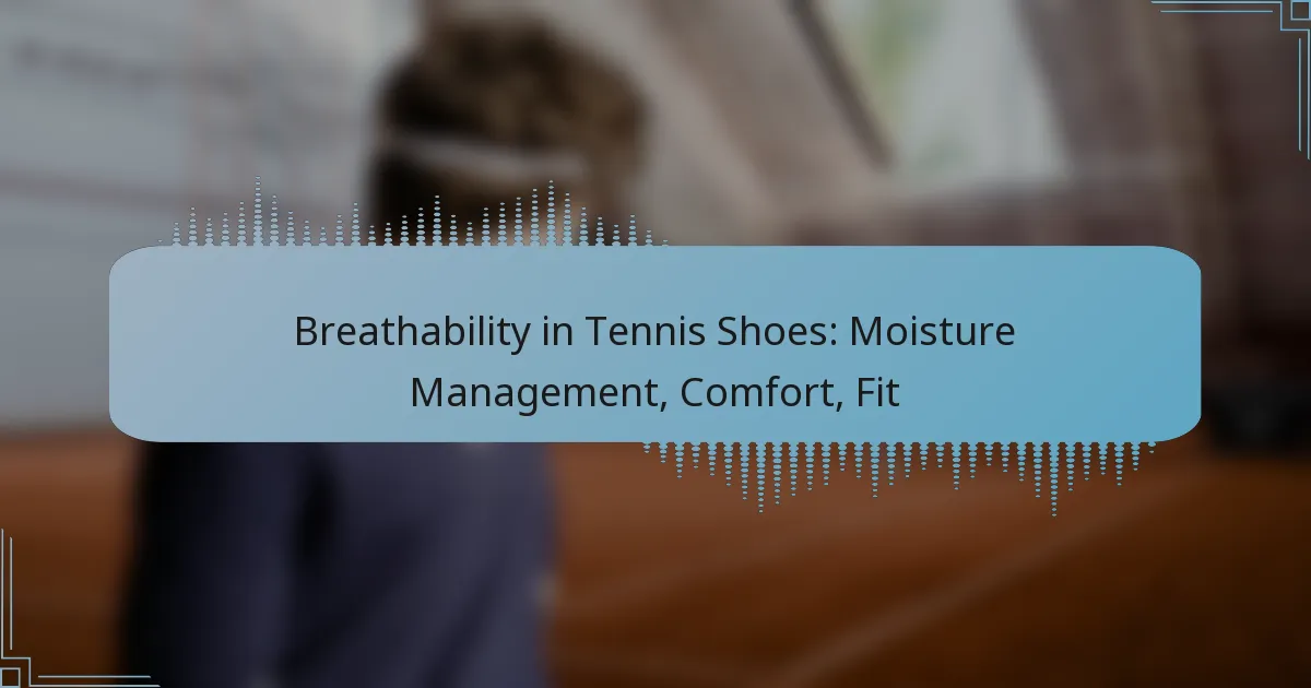 Breathability in Tennis Shoes: Moisture Management, Comfort, Fit