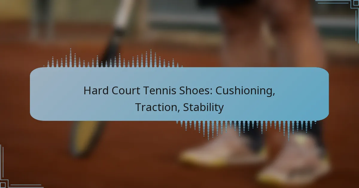 Hard Court Tennis Shoes: Cushioning, Traction, Stability