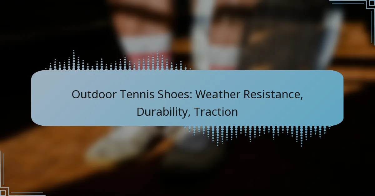 Outdoor Tennis Shoes: Weather Resistance, Durability, Traction