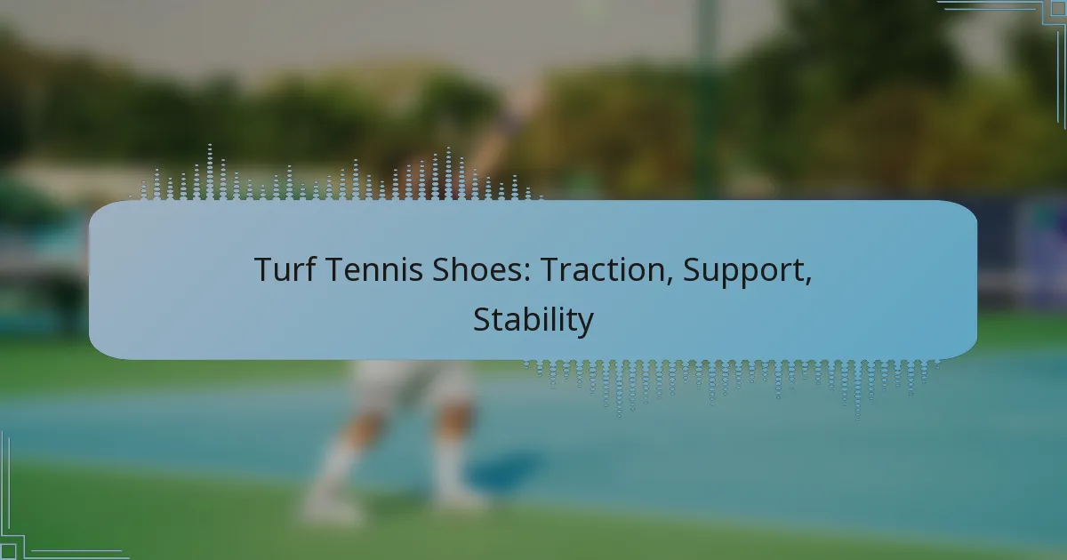 Turf Tennis Shoes: Traction, Support, Stability